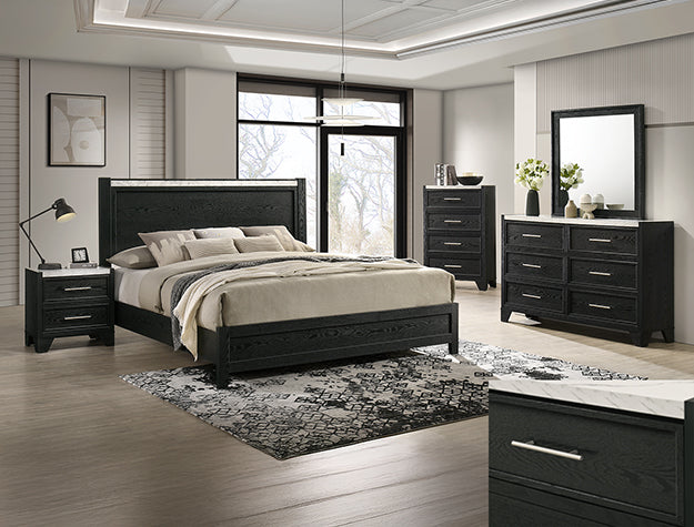 modern dresser and nightstand set Lamar 5pc Bedroom Set *Call For Sales Price* – Texas Furniture Clearance